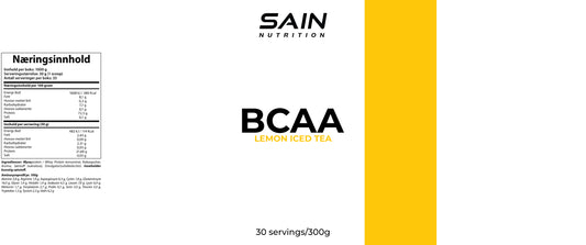 bcaa, lemon iced tea