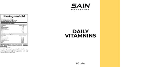 Daily vitamins, 60 tabs