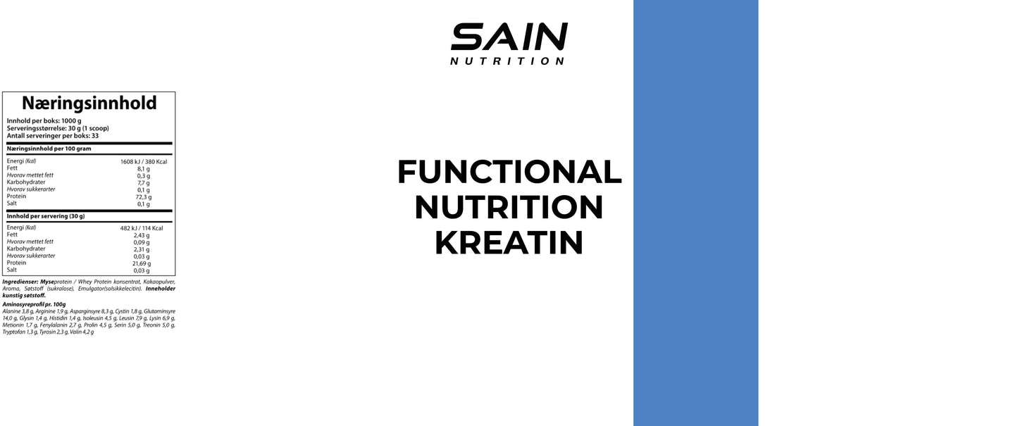 Functional Nutrition kreatin